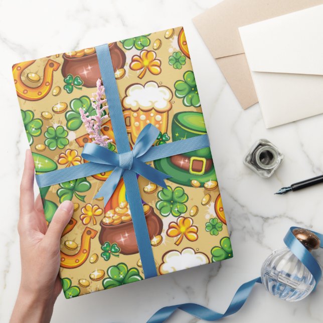 Papier Cadeau Irish Fun  (Cadeaux)