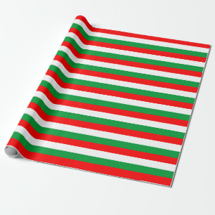 Papier Cadeau italie hongrie bulgarie iran mexique drapeau de Ma