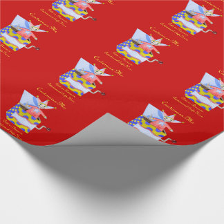 Papier Cadeau Jack-in-the-Box - Jouets traditionnels (couleur pr