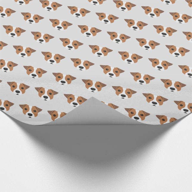 Papier Cadeau Jack Russell Chien (Coin)