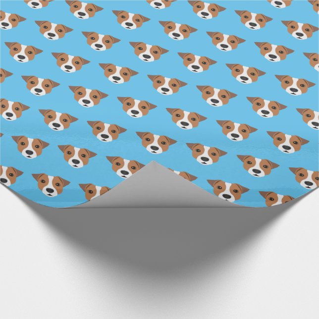 Papier Cadeau Jack Russell Chien (Coin)