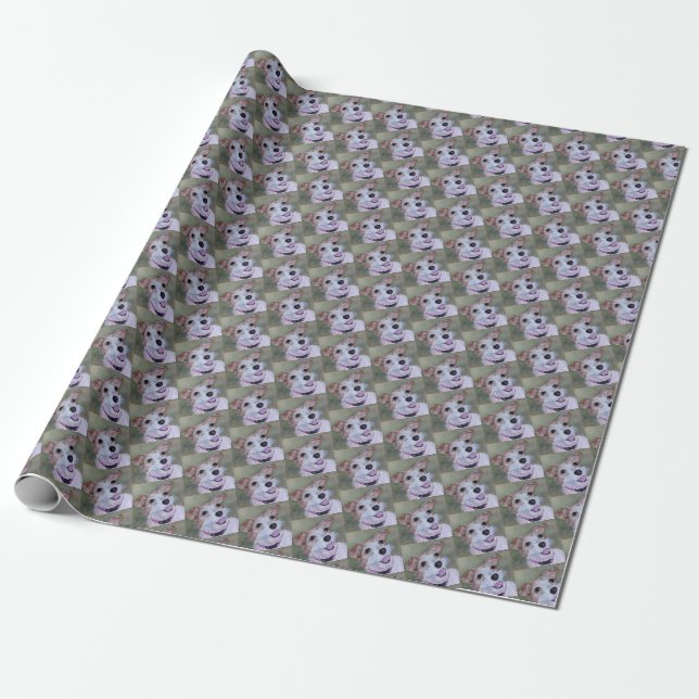 PAPIER CADEAU JACK RUSSELL MIGNON (Déroulé)
