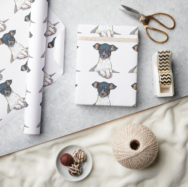 Papier Cadeau Jack Russell Terrier (Artisanat)