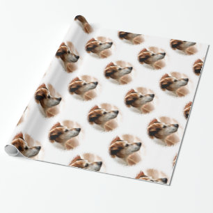 PAPIER CADEAU JACK RUSSELL TERRIER CHIEN