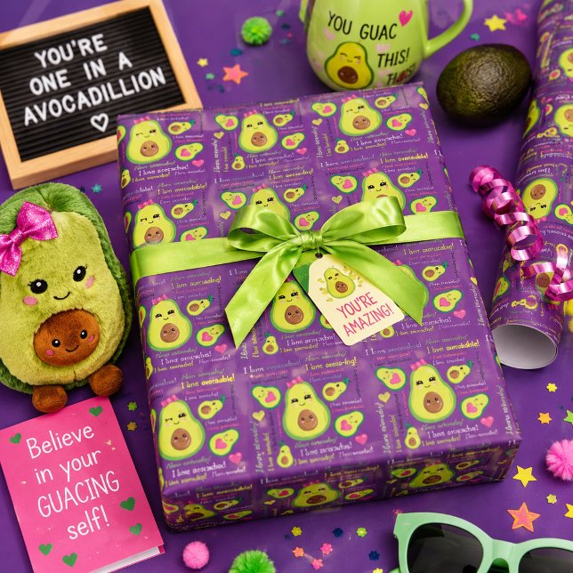 Papier Cadeau J'adore les avocats (Créateur téléchargé)