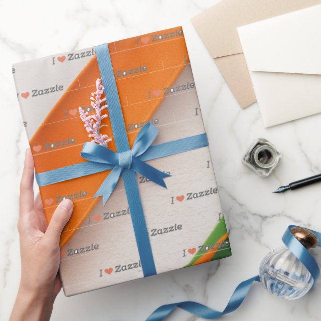 Papier Cadeau #JAdoreLePapierACadeauZazzle (Cadeaux)