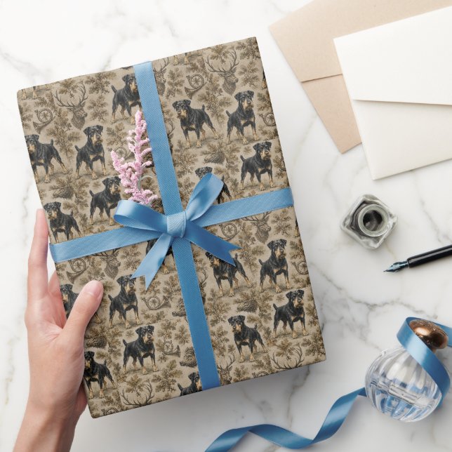 Papier Cadeau Jagdterrier- Chien de chasse  (Cadeaux)