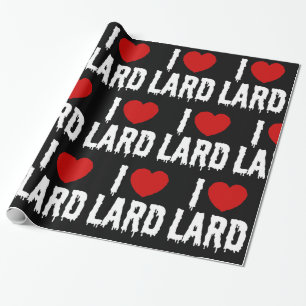 PAPIER CADEAU J'AI LE COEUR [AMOUR] LARD