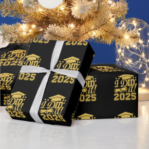 Papier Cadeau J'ai Réussi 2025 Diplômé Promotion 2025