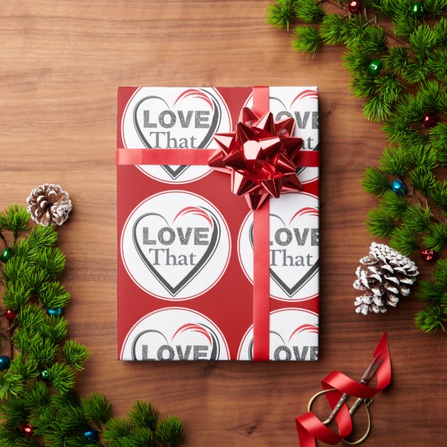 Papier Cadeau J'aime beaucoup cet emballage (Cadeau de vacances)