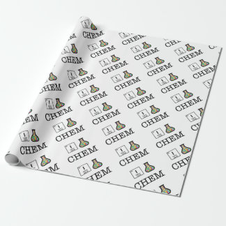 Papier Cadeau J'aime la chimie