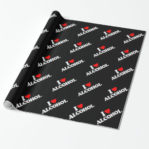 PAPIER CADEAU J'AIME L'ALCOOL