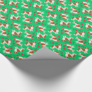 Papier Cadeau J'aime mon Kooikerhondje