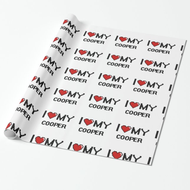 Papier Cadeau J'aime mon tonnelier (Déroulé)