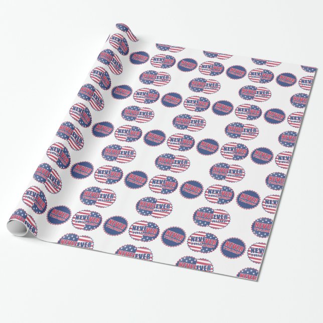 Papier Cadeau jamais Trump (Déroulé)