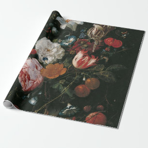 Papier Cadeau Jan Davidsz De Heem - Fleurs Dans Un Vase De Verre