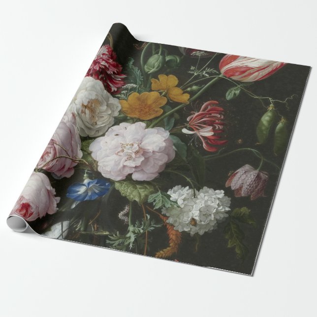 Papier Cadeau Jan Davidsz. De Heem - La Vie Toujours Fleurie (Déroulé)