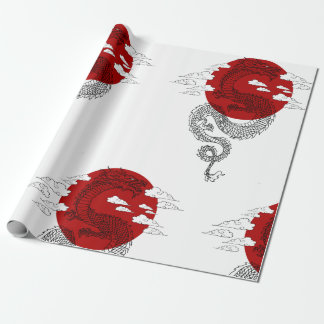 Papier Cadeau Japanese Dragon Wallpaper