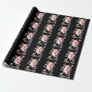 Papier Cadeau Japonais mignon Axolotl Famille Galaxy Anime