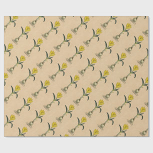 Papier Cadeau Jardin botanique de tulipe Amaryllis Fleur