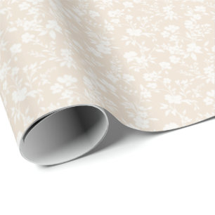 Papier Cadeau Jardin Botanique Neutre - Linge Doux