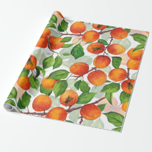 Papier Cadeau Jardin d'abricot 3