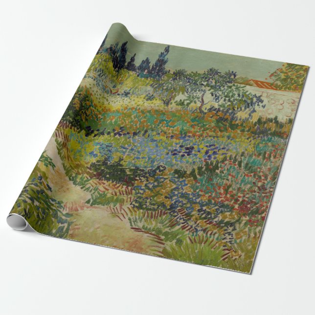 Papier Cadeau Jardin d'Arles - Vincent Van Gogh (Déroulé)