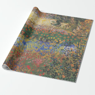 Papier Cadeau Jardin de fleurs - Vincent van Gogh