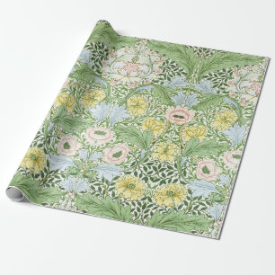 Papier Cadeau Jardin de myrte de William Morris Floral Classique