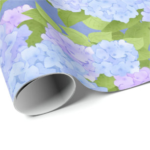 Papier Cadeau Jardin de nuit hydrangea