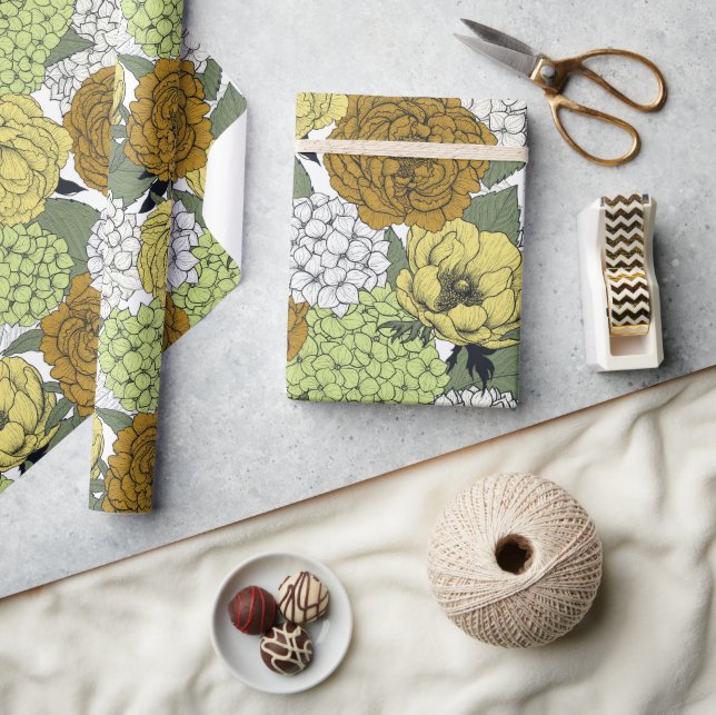 Papier Cadeau Jardin de printemps tardif 2 (Artisanat)