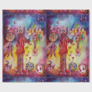 PAPIER CADEAU JARDIN DES OMBRES PERDUES, DES FOYERS ET DES PAPIE