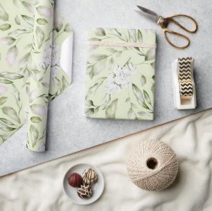 PAPIER CADEAU JARDIN DES PLATS VERTS