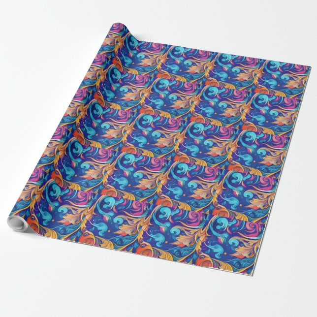 Papier Cadeau Jardin d'été (Déroulé)