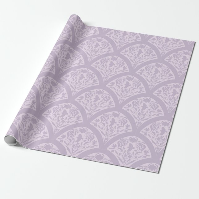 Papier Cadeau Jardin du chant des oiseaux (Déroulé)
