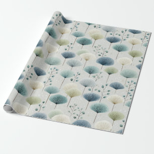 Papier Cadeau Jardin Floral de Pluie Serein (5)