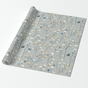 Papier Cadeau Jardin Floral de Pluie Serein (7)