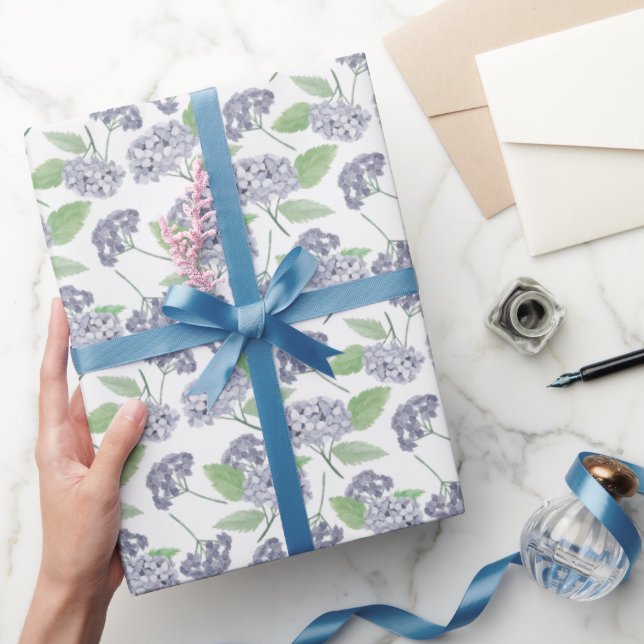Papier Cadeau Jardin Mariage mignon Hydrangea (Cadeaux)