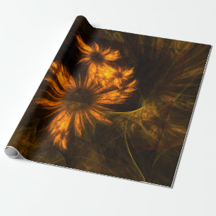 Papier Cadeau Jardin mystique Art Abstrait