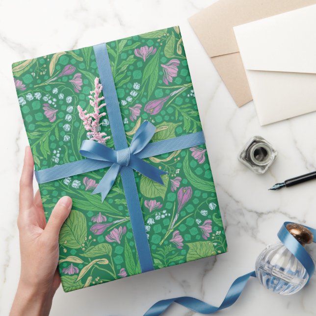 Papier Cadeau Jardin printanier Fête des Mères Muguet (Cadeaux)