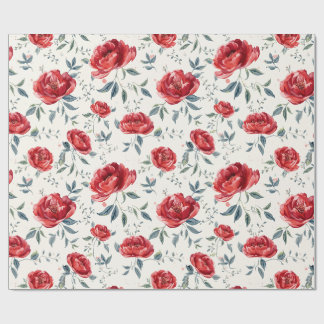 Papier Cadeau Jardin radieux de motif de confiance