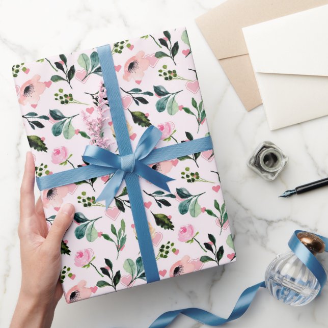 Papier Cadeau Jardin romantique (Cadeaux)