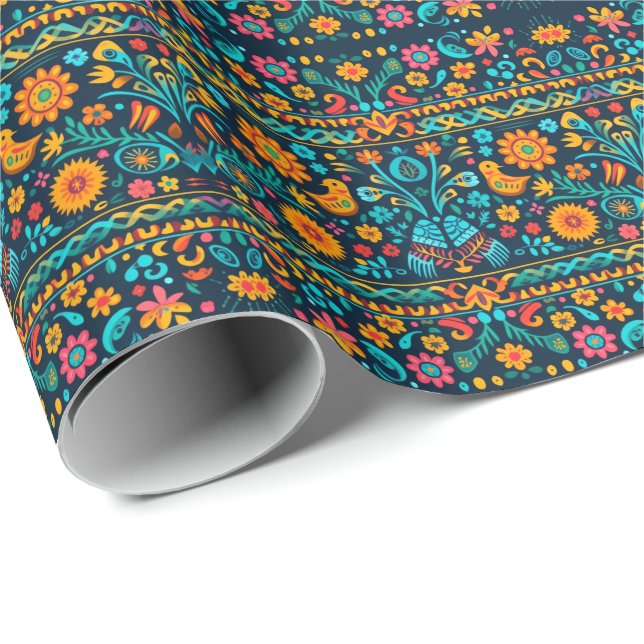 Papier Cadeau Jardin Talavera (Coin rond)