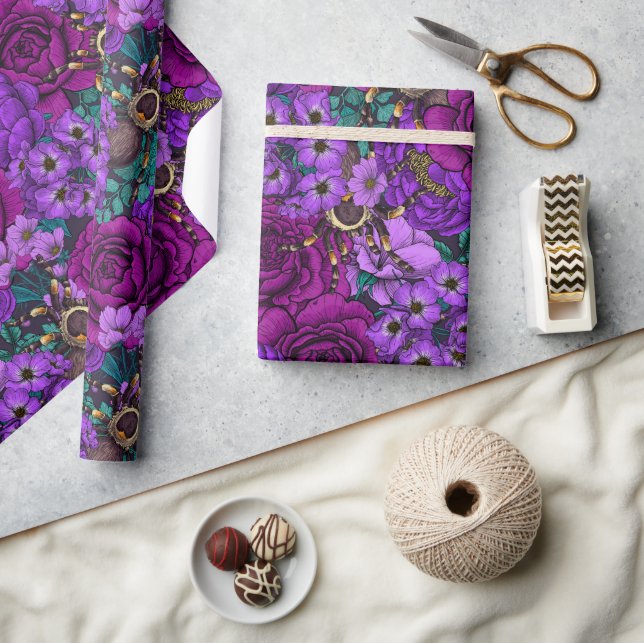 Papier Cadeau Jardin Tarantula 3 (Artisanat)