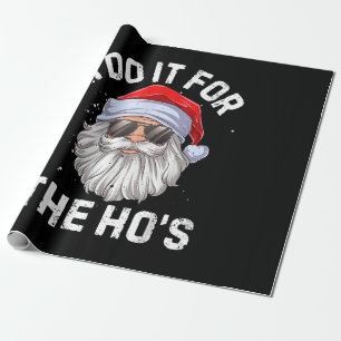 Papier Cadeau Je le fais pour le Noël Drôle de Ho's