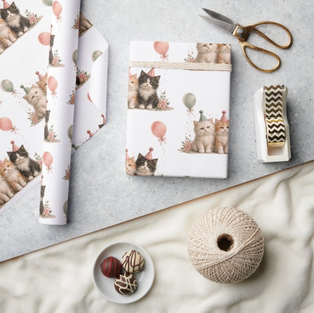 Papier Cadeau Je n'aime pas ma fête d'anniversaire (Artisanat)