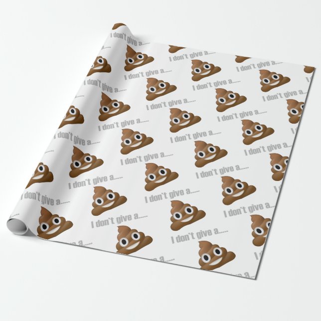 Papier Cadeau je ne donne pas un emoji de dunette (Déroulé)