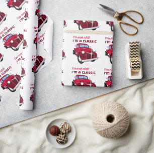 Papier Cadeau Je ne suis pas vieille
