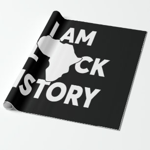 Papier Cadeau Je suis Black History Black Lives Matter