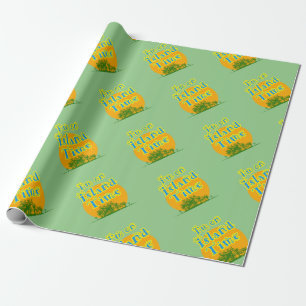 Papier Cadeau Je suis en mode île !